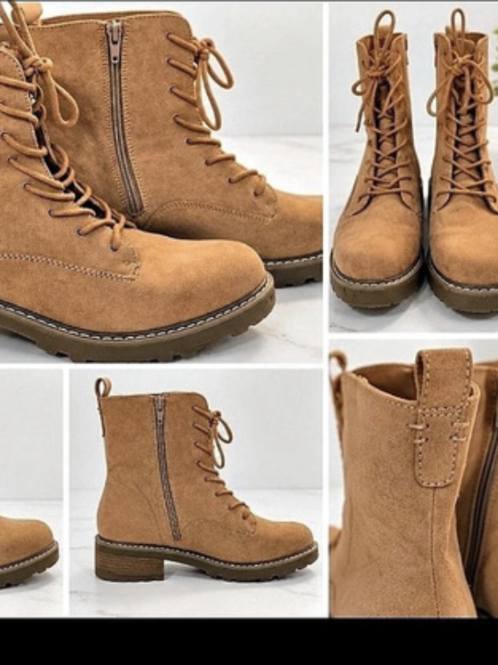 Kelly & Katie Tarwin Combat Boot Brown